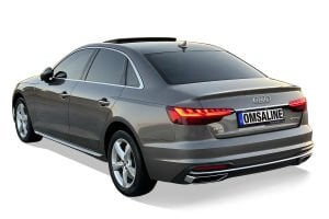 OMSA Audi A4 B9 Sedan Krom Bagaj Çıtası 2016 ve Sonrası
