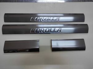 Toyota Corolla Krom iç Kapı Eşiği Takımı 2007-2013 Paslanmaz Çelik