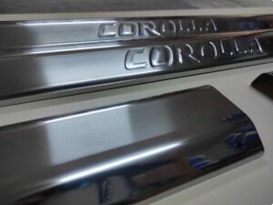 Toyota Corolla Krom iç Kapı Eşiği Takımı 2007-2013 Paslanmaz Çelik