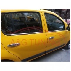 Dacia Sandero Krom Cam Çıtası Tk 2007-2012 4Prç Paslanmaz Çelik