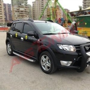 Dacia Sandero Krom Cam Çıtası 2013-2020 Arası 4Prç Paslanmaz Çelik