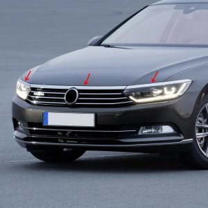Volkswagen Passat B8 Far Üstü Çıtası 2015-2018 Arası P.Çelik