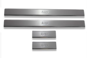 Hyundai i20 Kapı Eşiği 4 Parça P.Çelik 2014-2019 Arası Paslanmaz Çelik