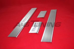 Chevrolet Aveo HB Krom Kapı Eşiği 4 Prç. 2011 ve Sonrası Paslanmaz Çelik