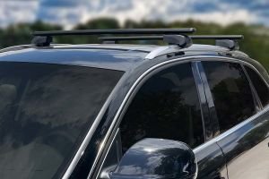 Mercedes GLA Bold Bar V2 Ara Atkı Siyah 2 Parça 120cm  2014-2018 Arası