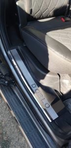 Fiat Doblo Krom İç Kapı Eşiği Takımı 2010-2022 Arası Paslanmaz Çelik