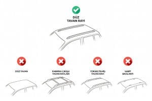 Nissan Qashqai +2 Bold Bar V2 Ara Atkı Gri 2 Parça 127cm 2010-2014 Arası