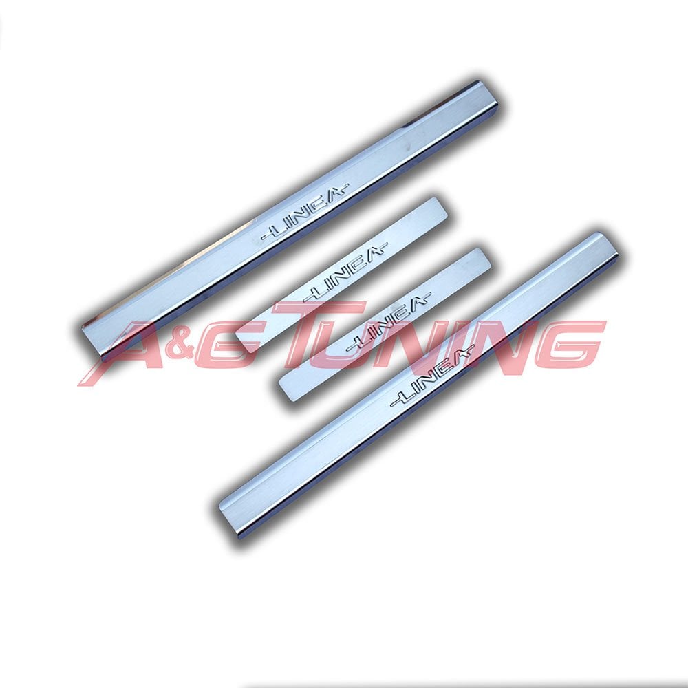 Fiat Linea Krom Kapı Eşiği Tk 2012 Üzeri 4Kapı Paslanmaz Çelik