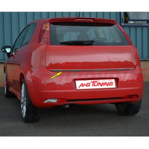 Fiat Punto Krom Bagaj Alt Çıta Formlu 2006 Üzeri Paslanmaz Çelik