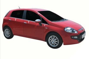 Fiat Punto Krom Cam Çıtası 2006 Üzeri 6Prç Paslanmaz Çelik
