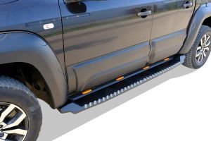 OMSA VW Amarok Dakar Yan Basamak Siyah V1 Ledli 2010-2021 Arası