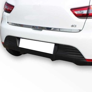 Renault Clio 4 HB Krom Bagaj Alt Çıta Formlu 2012- Sonrası Paslanmaz Çelik