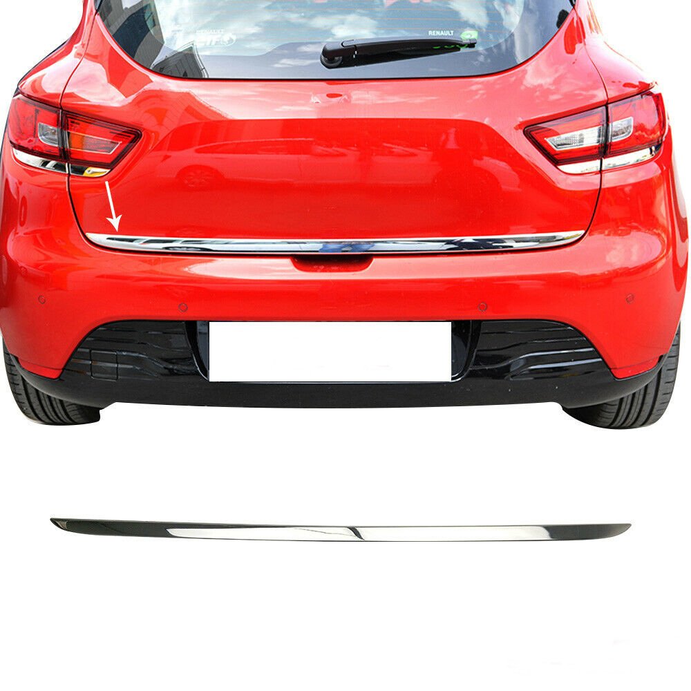 Renault Clio 4 HB Krom Bagaj Alt Çıta Formlu 2012- Sonrası Paslanmaz Çelik