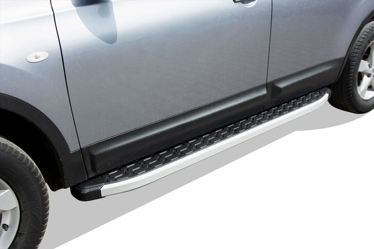 OMSA Nissan Qashqai  2 Blackline Yan Basamak Alüminyum 2010-2014 Arası