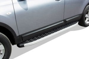 OMSA Nissan Qashqai  2 Blackline Yan Basamak Alüminyum 2010-2014 Arası