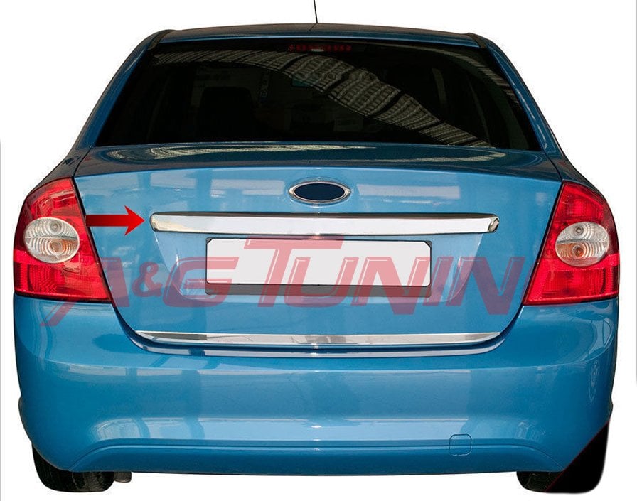Ford Focus Sedan Krom Bagaj Çıtası 2005-2011 Paslanmaz Çelik