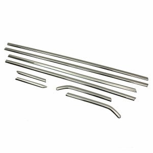 Ford Focus SEDAN Krom Cam Çıtası 2011-2017 Arası 8Prç Paslanmaz Çelik