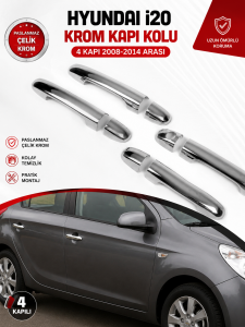 Hyundai İ20 Krom Kapı Kolu 4 Kapı 2008-2014 Arası