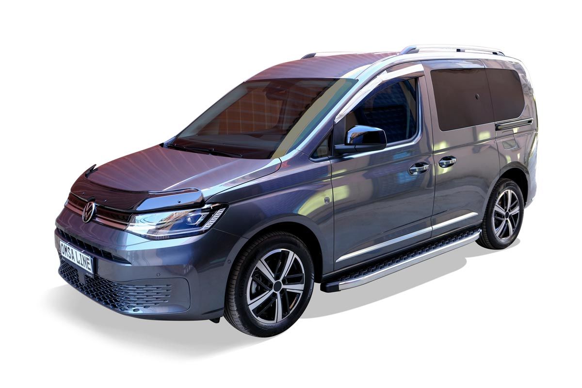 OMSA VW Caddy Blackline Yan Basamak Krom 2021 ve Sonrası