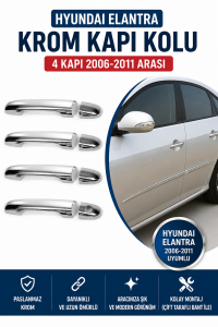 Hyundai Elantra Krom Kapı Kolu 4 Kapı 2006-2011 Arası