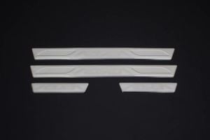 OMSA Fiat Egea HB Sedan Krom Kapı Eşiği Taşlı 4 Parça 2016 ve Sonrası