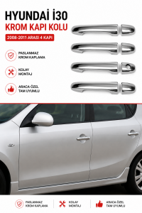 Hyundai İ30 Krom Kapı Kolu 4 Kapı 2008-2011 Arası