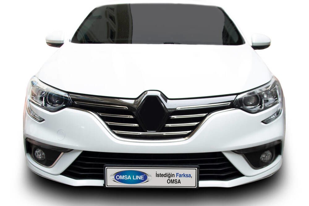 OMSA Renault Megane 4 Sedan Krom Ön Panjur 5 Parça 2016-2020 Arası