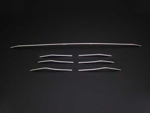 OMSA Renault Megane 4 Sedan Krom Ön Tampon Alt Çıta 7 Parça 2016-2020 Arası