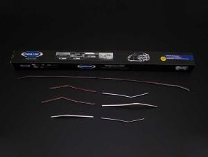 OMSA Renault Megane 4 Sedan Krom Ön Tampon Alt Çıta 7 Parça 2016-2020 Arası