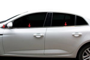 OMSA Renault Megane 4 HB Krom Cam Alt Çıta 2016-2020 Arası