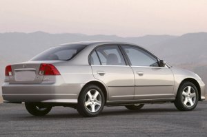 Honda Civic Krom Cam Çıtası Tk 2002-2006 4Prç Paslanmaz Çelik