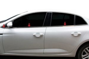 OMSA Renault Megane 4 Sedan Krom Cam Alt  Çıta 2016-2020 Arası