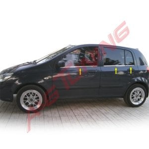 Hyundai Getz Krom Cam Çıtası Tk 2002 Üzeri 6Prç Paslanmaz Çelik