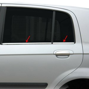 Hyundai Getz Krom Cam Çıtası Tk 2002 Üzeri 6Prç Paslanmaz Çelik