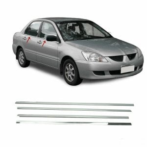 Mitsubishi Lancer Krom Cam Çıtası Tk 2004-2008 Paslanmaz Çelik