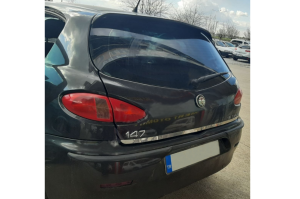 Alfa Romeo 147 Krom Bagaj Alt Çıtası Formlu Paslanmaz Çelik