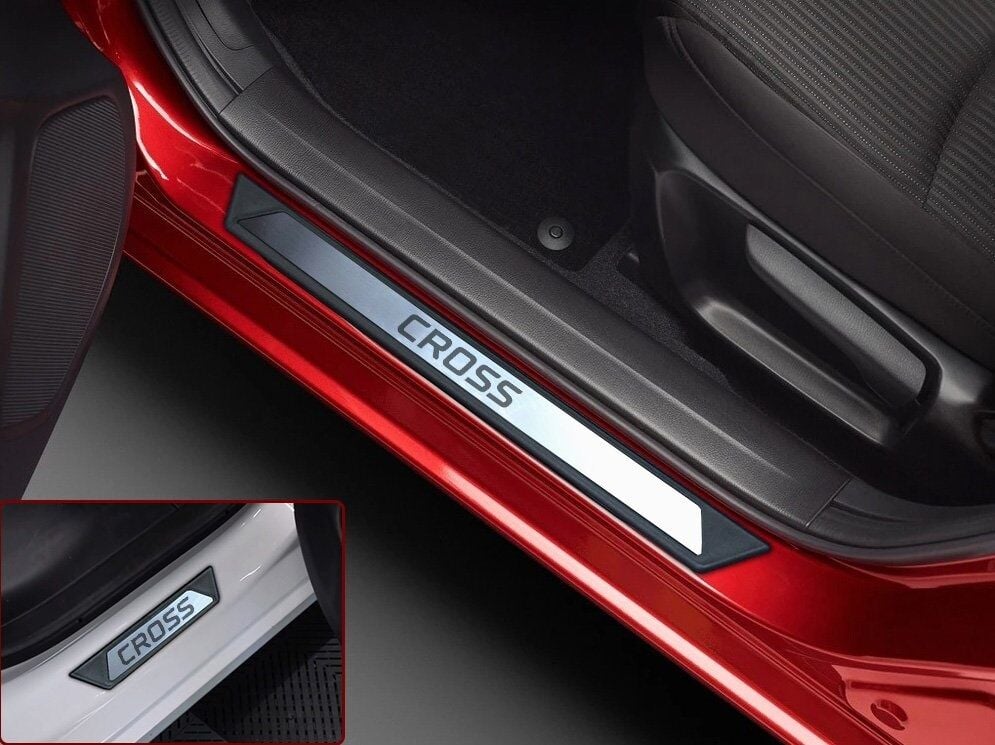 Fiat Egea Cross Krom Kapı Eşik Koruması 4 Parça