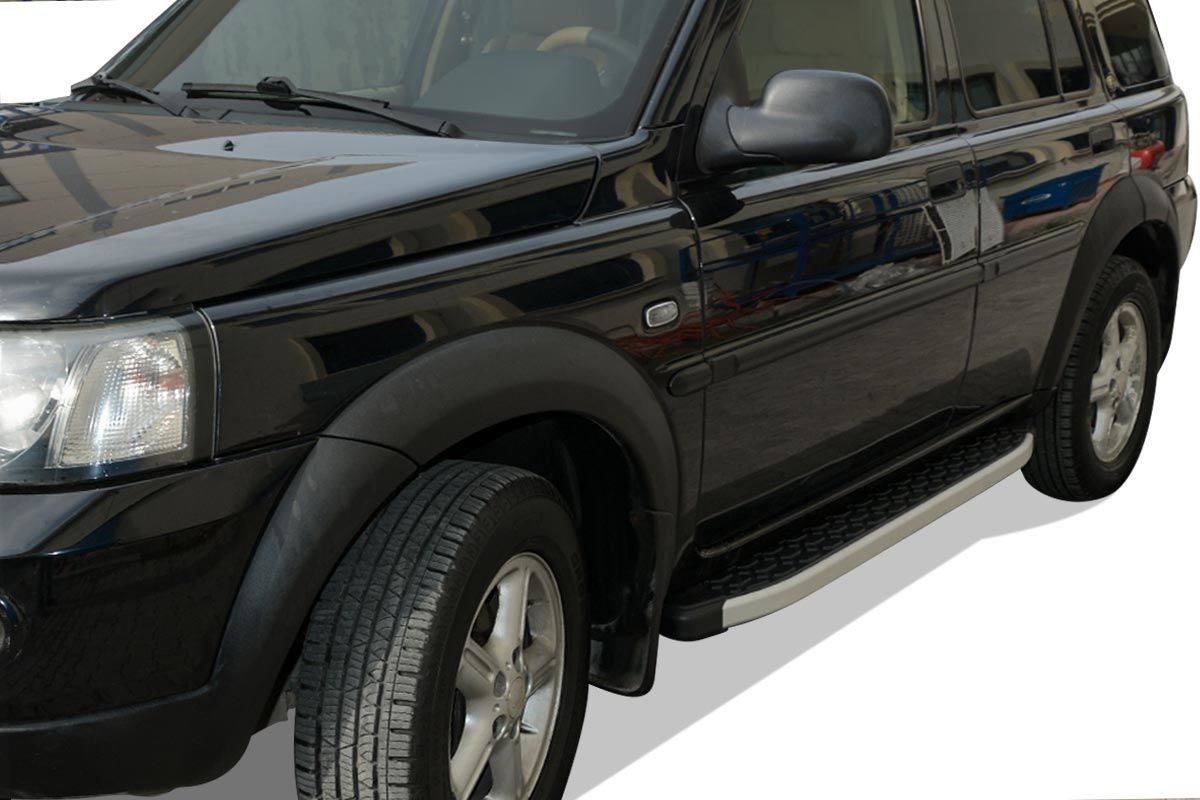 OMSA Land Rover Freelander 1 Blackline Yan Basamak Alüminyum 1997-2006 Arası
