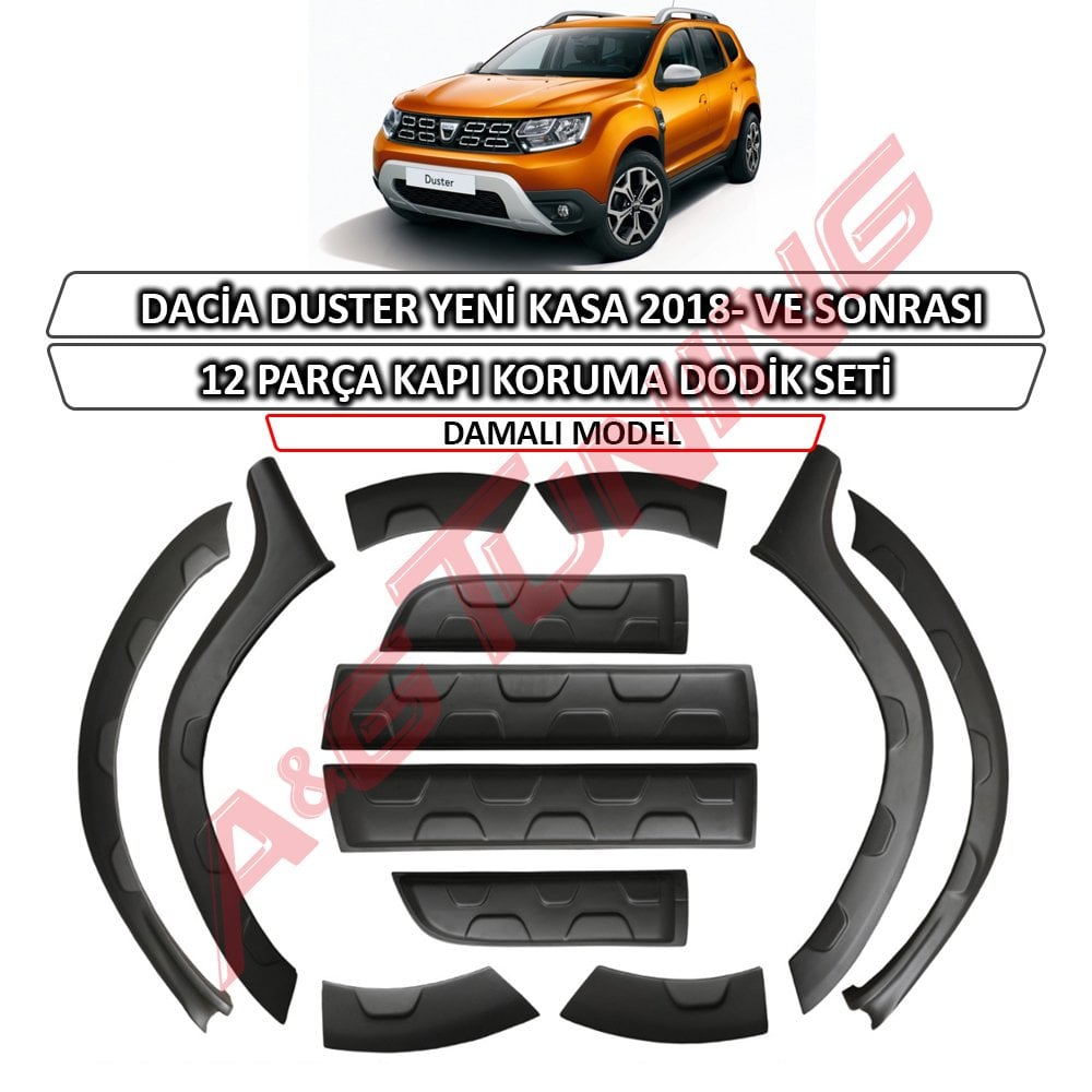 Yeni Dacia Duster Dodik Seti Off Road 2018- Sonrası 12 Parça