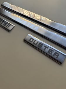 Dacia Duster Krom Kapı Eşiği Takımı 4 Kapı 2018-2024 Arası Paslanmaz Çelik