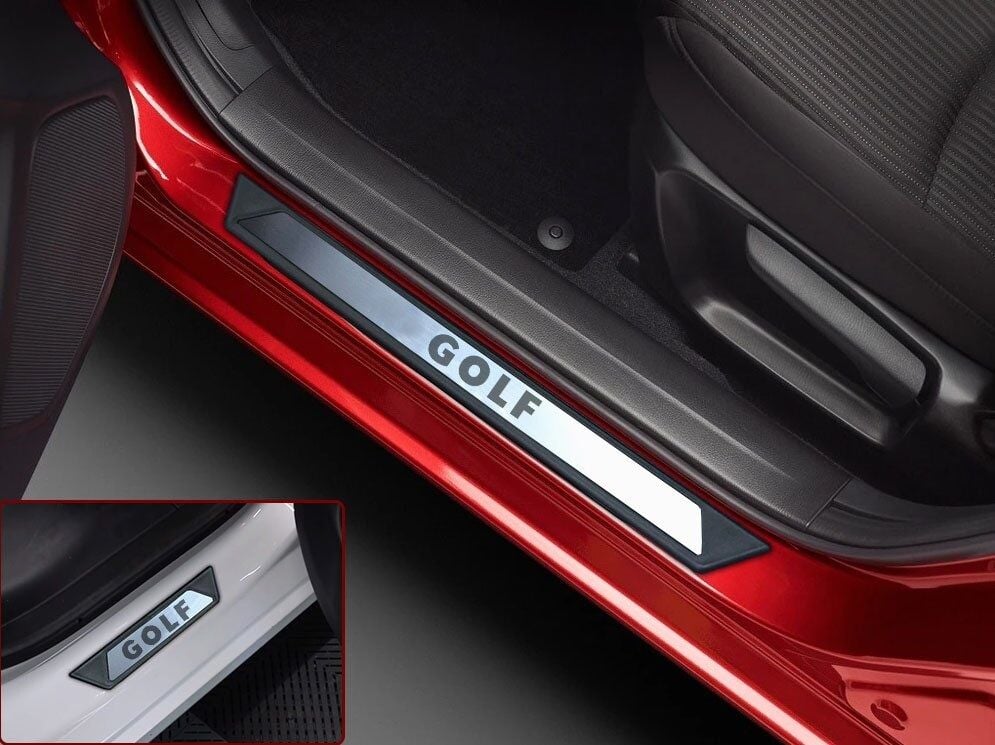 Volkswagen Golf 6 Krom Kapı Eşik Koruması 2008-2012 4 Parça