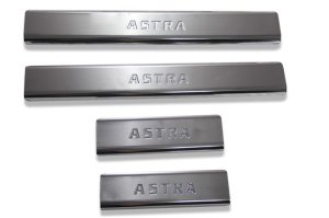 Opel Astra H HB Krom Kapı Eşiği Tk 2004 Üzeri Paslanmaz Çelik