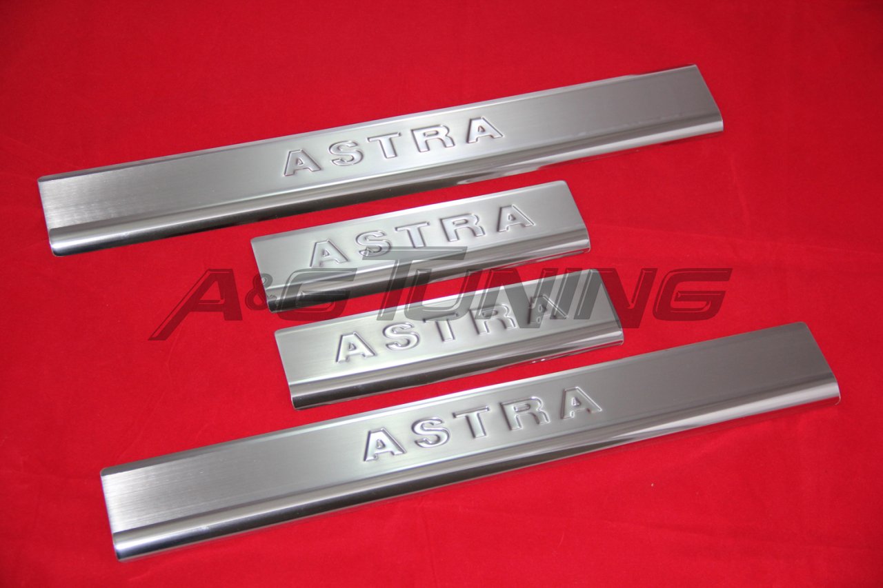 Opel Astra H HB Krom Kapı Eşiği Tk 2004 Üzeri Paslanmaz Çelik