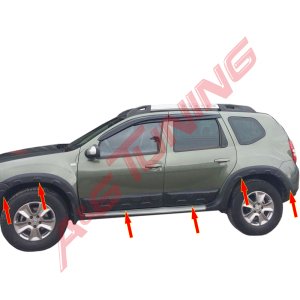 Dacia Duster Dodik Seti Off Road 2010-2017 Arası 12 Parça
