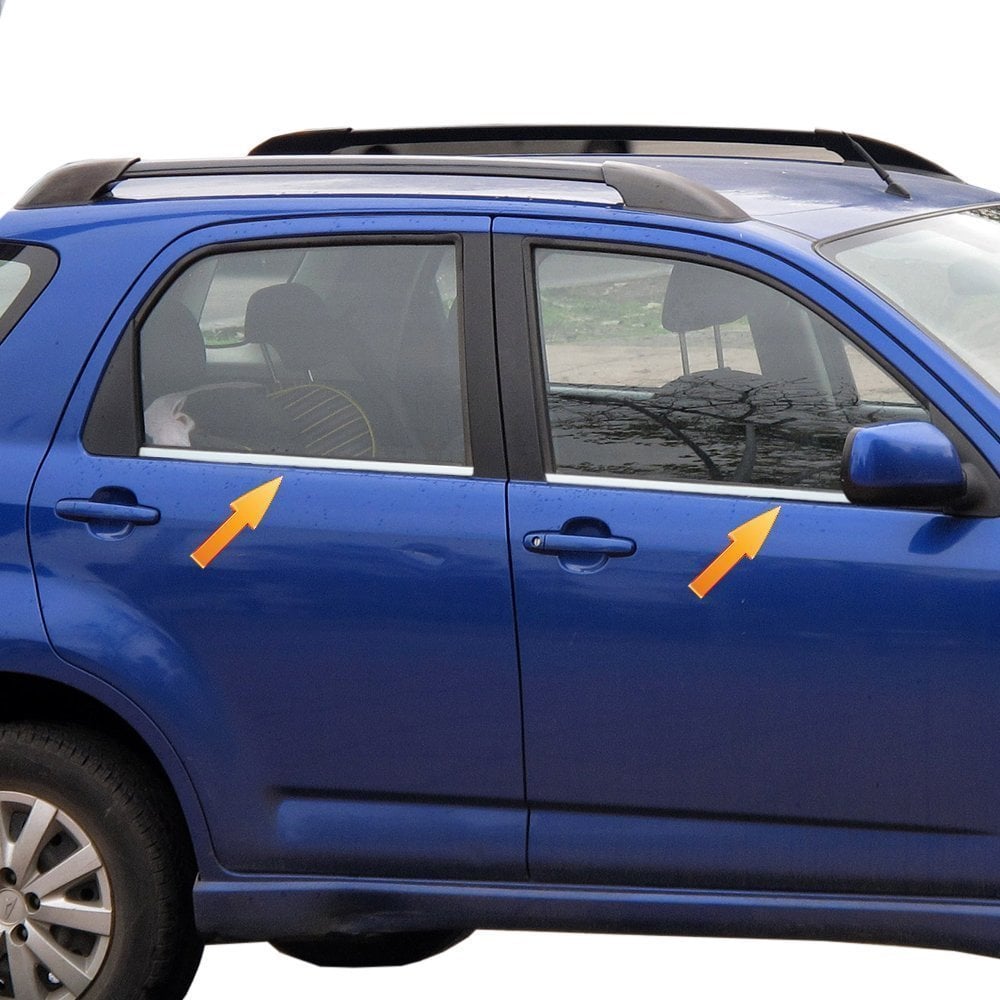 Daihatsu Terios Krom Cam Çıtası 2006 - 2013 Arası P. Çelik