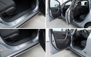 Opel Astra J HB Krom Kapı Eşiği Tk 4 Prç Paslanmaz Çelik