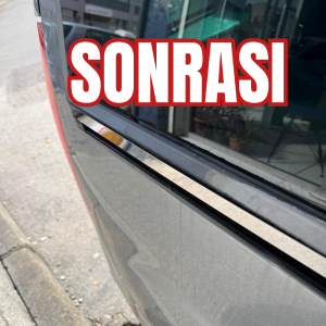 Peugeot Partner Tepee Krom Sürgülü Kapı Çıtası 2008 Üzeri Paslanmaz Çelik