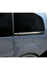 Peugeot Partner Tepee Krom Sürgülü Kapı Çıtası 2008 Üzeri Paslanmaz Çelik