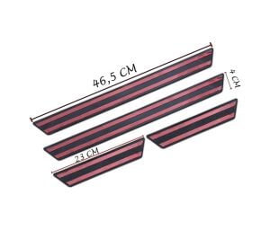 Suzuki Grand Vitara Krom Kapı Eşik Koruması 2005-2014 4 Parça