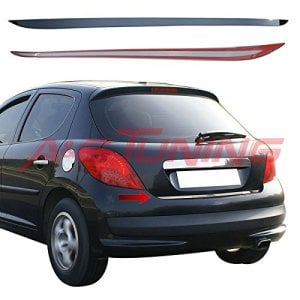 Peugeot 207 Krom Bagaj Alt Çıta Formlu 2006 Üzeri Paslanmaz Çelik